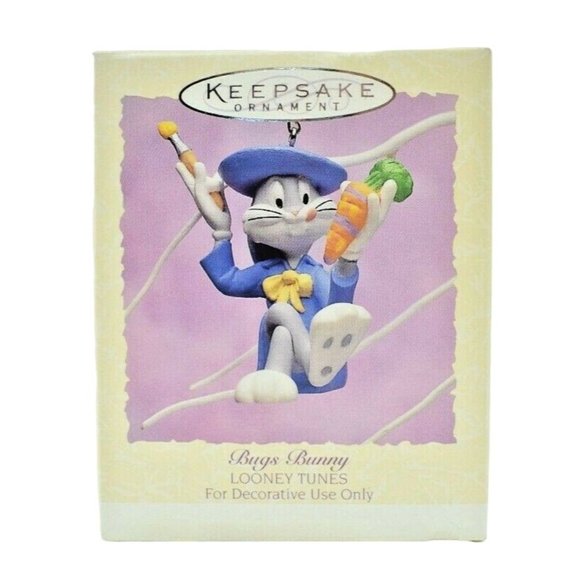 Hallmark Keepsake Ornament Bugs Bunny Looney Tunes 1995 Easter Collection - Picture 6 of 10